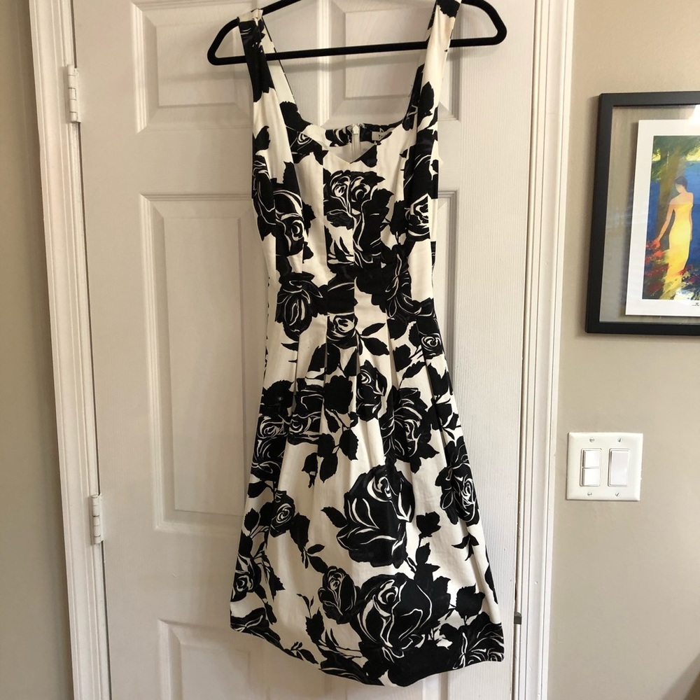 Black and white dress